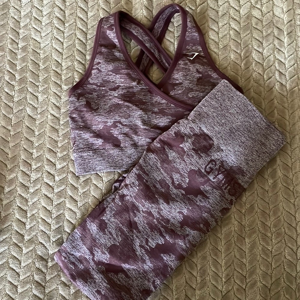 Gymshark set gently worn